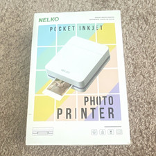 NELKO PP01 Pocket Inkjet Portable Color Photo Printer USB-C 2x3 600dpi picture