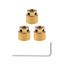 Aokin Brass Extruder Wheel Gear 40 Teeth Drive 3D Printer 3 Pcs  picture