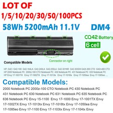 🧡LOT OF DM4 Battery For HP Pavilion CQ42 MU06 MU09 G4 G6 G7 G62 CQ56 593553-001 picture