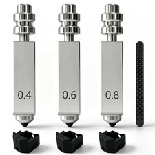 3PK 0.4/0.6/0.8mm Hardened Steel Nozzle for Anycubic Kobra X/Kobra 4 All-in-One picture