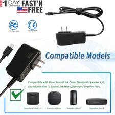 Charger for Bose SoundLink Color Mini 2 II Revolve Micro Plus Power Cord Adapter picture