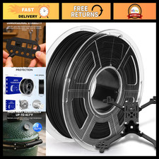High-Quality Nylon Glass Fiber 3D Printer Filament 1.75mm, 1kg, Black - Durable picture