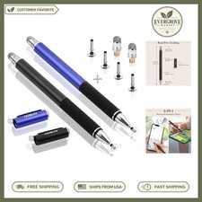 Universal Stylus 2 in 1 Touch Screen Pen for Tablets Smartphones Replacement ... picture