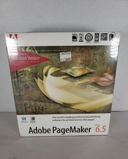 Adobe PageMaker 6.5 Education Version for Windows New Old Stock Factory Sealed picture