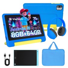 Android 13 7 inch Tablet set for kid 8GB RAM 64 ROM WIFI Touchscreen IPS LCD BT picture