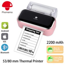 Bluetooth M03 Thermal Printer 80mm Sticker Paper Photo Machine for Android & iOS picture