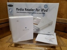 Belkin Media Reader with Dock Connector for iPod - White (F8E461) Store/Transfer picture