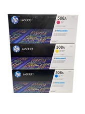 HP 508A 3-pack Cyan/Magenta/Yellow Original LaserJet Toner Cartridges SEALED picture
