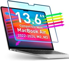 Magnetic Blue Light Screen Protector for MacBook Air 13.6