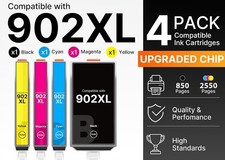 902XL Ink Cartridge Replacement Compatible HP OfficeJet and OfficeJet Pro 4-Pack picture