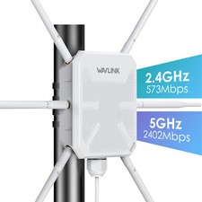 WiFi 6 Mesh Router AX3000 Dual Band Extender Outdoor IP67 Weatherproof Antennas picture