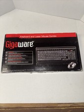 Gigaware (26-985) Black Wireless Keyboard & Laser Mouse Combo w/ Laser Sensor  picture