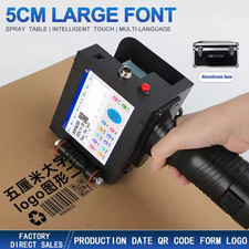 5cm handheld inkjet printer prints text image  logo on metal leather woodenboard picture