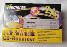 Vtg Memorex E-IDE-CD Recorder CRW 1622 Internal PC Drive Flash Upgradable  picture