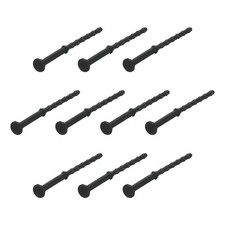 20PCS Fan Shock Absorbing Rubber Nail Long Computer Hardware Cooling Fan Black picture