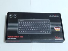 New Perixx PERIBOARD-426US Mini USB Keyboard Wired Space Saving Low Profile picture