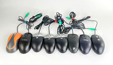 LOT OF 13 - Vintage PS2 Mice Mouse Microsoft Dell HP Gateway | Optical & Ball picture