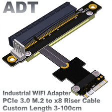 ADT M2 Ngff WiFi Interface Extension Cable to PCIe X8 Built-in Transfer M.2 8x picture