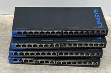 Lot Of(4) Linksys LGS116P 16-Port Gigabit Ethernet PoE+ Unmanaged Switch picture