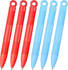 Magnetic Drawing Board Pen Blue/Red 6 Pcs | Colorful Drawing Magnet Pen for Magn picture
