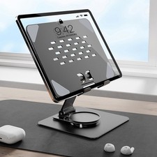 360 ° Rotation Aluminum Foldable Tablet Stand Desk Phone Holder For iPad iPhone picture