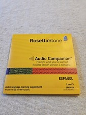 Rosetta Stone Audio Companion Level 3 Español Use w/ CD & Mp3 Players picture