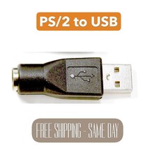 PS/2 to USB2.0 Adapter Converter Keyboard Mouse PS2 Female USB Male picture