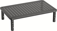Monitor Stand, Monitor Stand Riser 3 Height Adjustable, Monitor Riser with Airfl picture