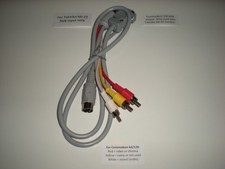 Rare combo RGB & composite video cable for Commodore 128 to Teknika MJ22 monitor picture