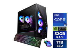iBUYPOWER Slate Gaming PC Desktop - Intel Core i9 14900F, NVIDIA GeForce RTX picture