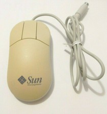 Sun Microsystems Crossbow 370-3631-02 Type 6, 8-Pin Mini-Din Mechanical Mouse  picture