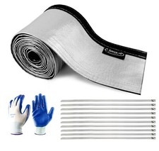 Heat Shroud Sleeve Aluminized Silver Sleeving 1