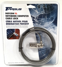 Targus DEFCON CL Notebook Computer Security Cable Lock Laptop Anti-Theft 6.5 Ft picture