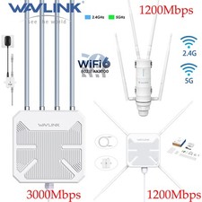 WAVLINK AC1200 OUTDOOR WIFI EXTENDER AX3000 ROUTER DUAL BAND LONG RANGE BOOSTER picture