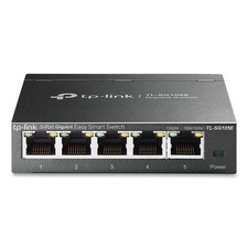 TP LINK Easy 5 Port Smart Gigabit Ethernet Desktop Switch TLSG105E picture