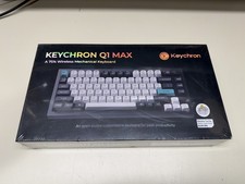 NEW KEYCHRON Q1 MAX 75% WIRELESS MECHANICAL KEYBOARD RGB BANANA SWITCH KNOB SEAL picture