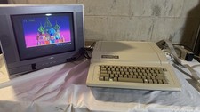 WORKING Vintage Apple IIe Enhanced Painted Case Retro Computer Great Condition picture