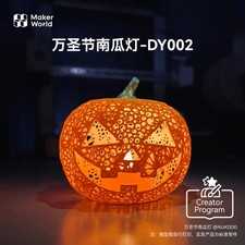 For Bambu Lab3DPrint Model Kit Halloween Pumpkin Lantern Candle -KC008/018/017 picture