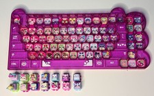 Clickeez Keyboard Playset Cartoon Character Keycaps Lot Collectible w/ 14 keys picture