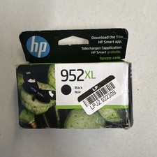 New Unopened HP 952XL Black Ink Cartridge. At Staples $80.00. Expired picture