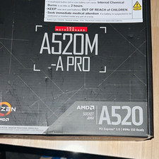 MSI A520M-A PRO MicroATX AM4 AMD Motherboard DDR4 NVMe Ready picture