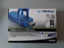 Used In Box. TRENDnet 54Mbps WIRELESS USB 2.0 ADAPTER. picture