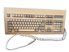 VTG NMB Technologies RT-6251T REV B 5 Pin Mechanical Keyboard k4 Clicky Retro PC picture