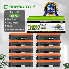 10PK Black TN630 TN660 Toner For Brother HL-L2300D HL-L2305W HL-L2315DW L2320D picture