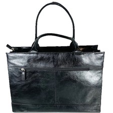 Buxton Briefcase Genuine Leather Laptop Bag Portfolio Business Professional Tote picture