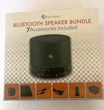 Ematic Wireless Bluetooth Speaker Bundle, 7 Accessories Includes Dual USB - New picture