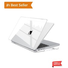 Crystal Clear Hard Shell Case for MacBook Pro 14-inch M1 M2 M3 M4 M5 - Durabl... picture