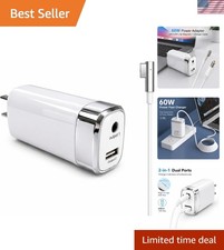 Mac Book Pro Charger 60W L-Tip Mag 1 Power Adapter for 13