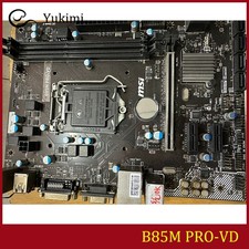 FOR MSI B85M PRO-VD DDR3*2 Socket 1150 VGA DVI-D 16GB Micro-ATX Ｍotherboard Test picture