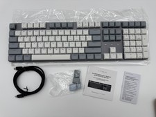 Satechi SM3 Mechanical Keyboard, White LED Backlit, Light Gray/White | 108 Keys picture